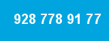 928 778 91 77 928 778 91 77